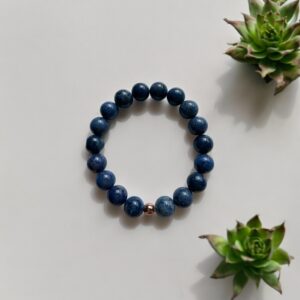 Dumortierite bracelet